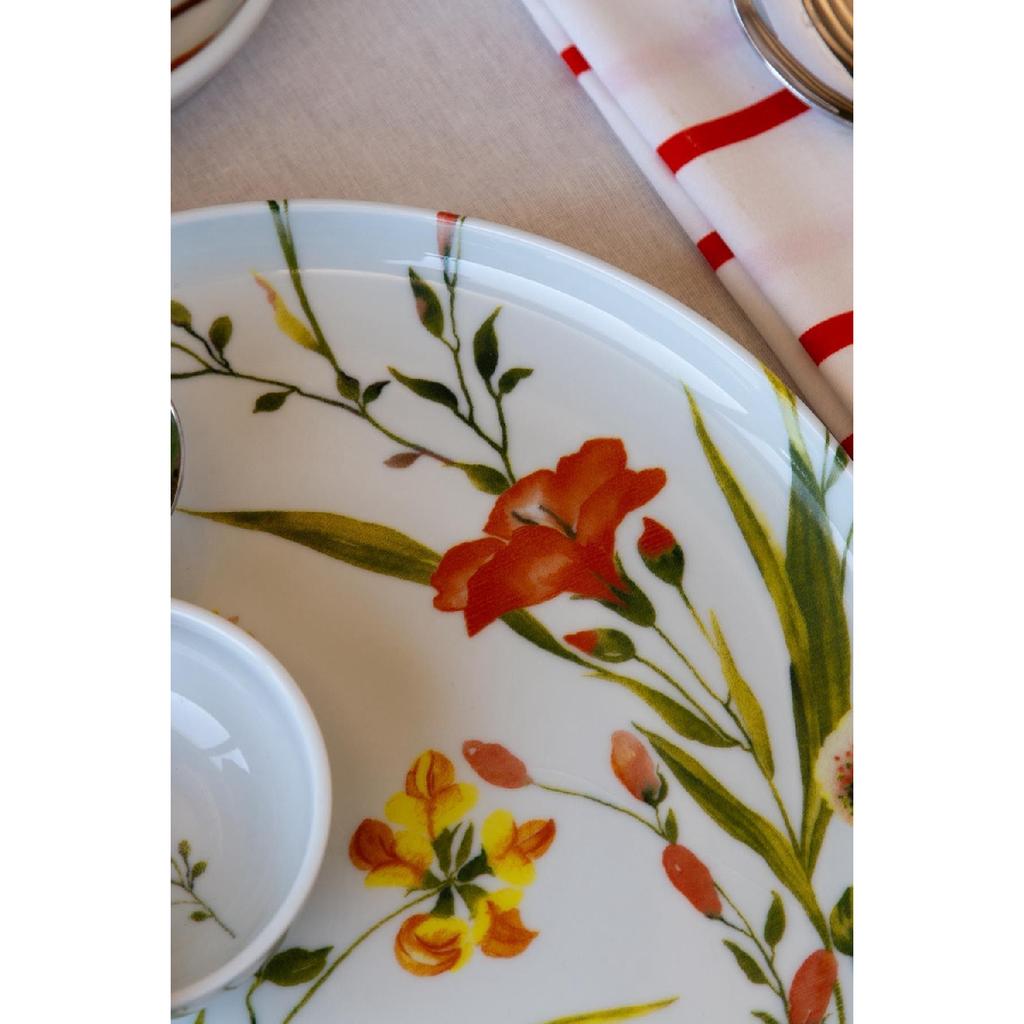 Moderna 14 Piece Breakfast Set For 6 People Fiore