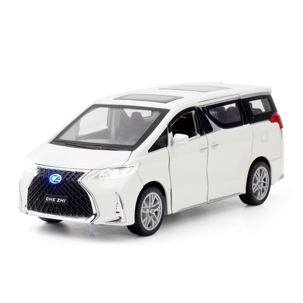 1/32 Lexus LM300h MPV игрушечный автомобиль литой металлический сплав фургон миниатюрный инерционный звук и свет коллекционная модель подарок для мальчиков