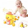 Crawling Musical Duck Toys for Baby 3PCS Musical Mother Duck and Ducklings Early Learning Interactive Crawling Toy for Baby Gift