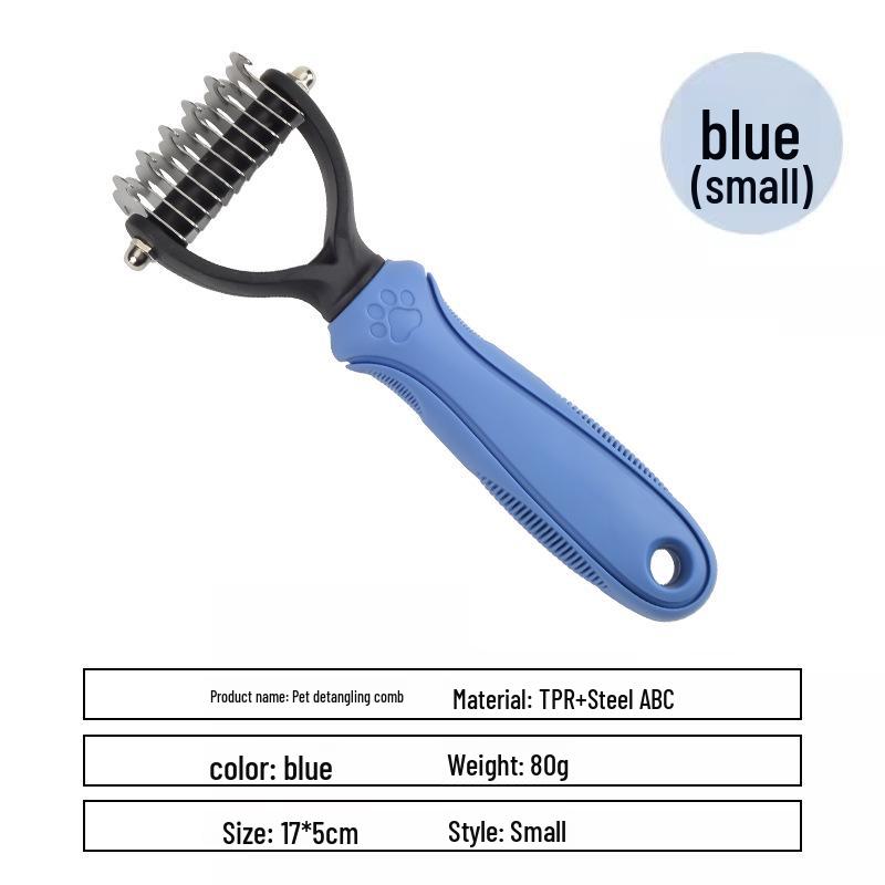 Расческа для распутывания длинношерстных кошек и собак — идеально подходит для удаления выпавшей шерсти