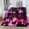 KPOP Hunter Flannel Blanket Soft Warm All-Season Throw, Design for Camping, Car Travel, Hiking Sofa, Bed, Office Perfect Gift for Parties