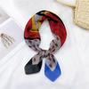 Versatile Cotton Linen Silk Scarf: Spring & Autumn Unisex Small Square Neck & Head Accessory