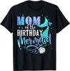 Мама birthday-русалки Семейная matching party команда Футболка