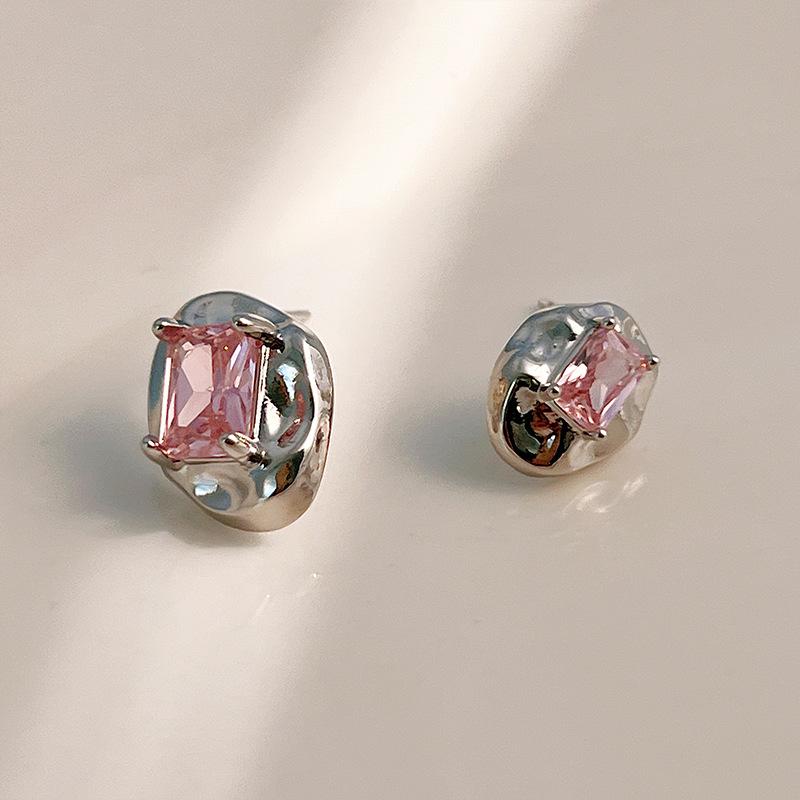 Серьги с кисточками из розового циркона в форме сердца и звезды, модные темпераментные женские серьги Y2K с бантом, индивидуальное очарование, вечерние ювелирные изделия, подарок