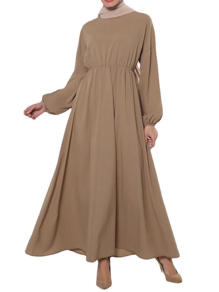 Batwing Sleeve Abaya: 2021 Middle Eastern Women's Long Dress