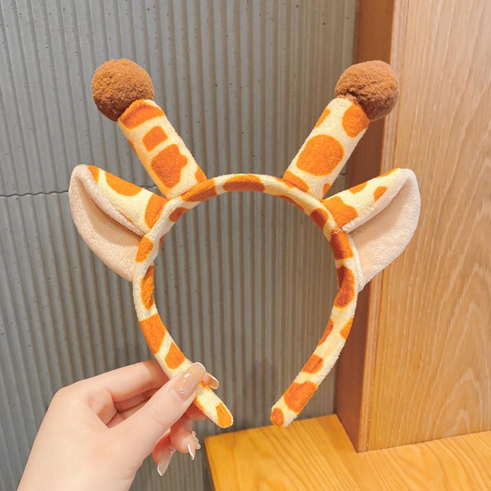 Giraffe Ears Animal Hairbands Korean Style Face Washing Hair Hoop  Girls/Female