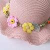Cute Kids Sun Hat 2-8 Years Straw Hat Fashion Girls Sun Hat  Beach