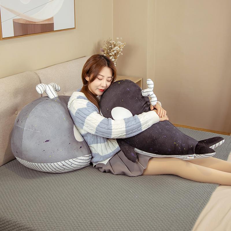 Хорошая имитация кавайного кита плюшевая игрушка синие морские животные плюшевая кукла Orcinus Orca Fish акула мультфильм мягкая подушка для сна детский подарок