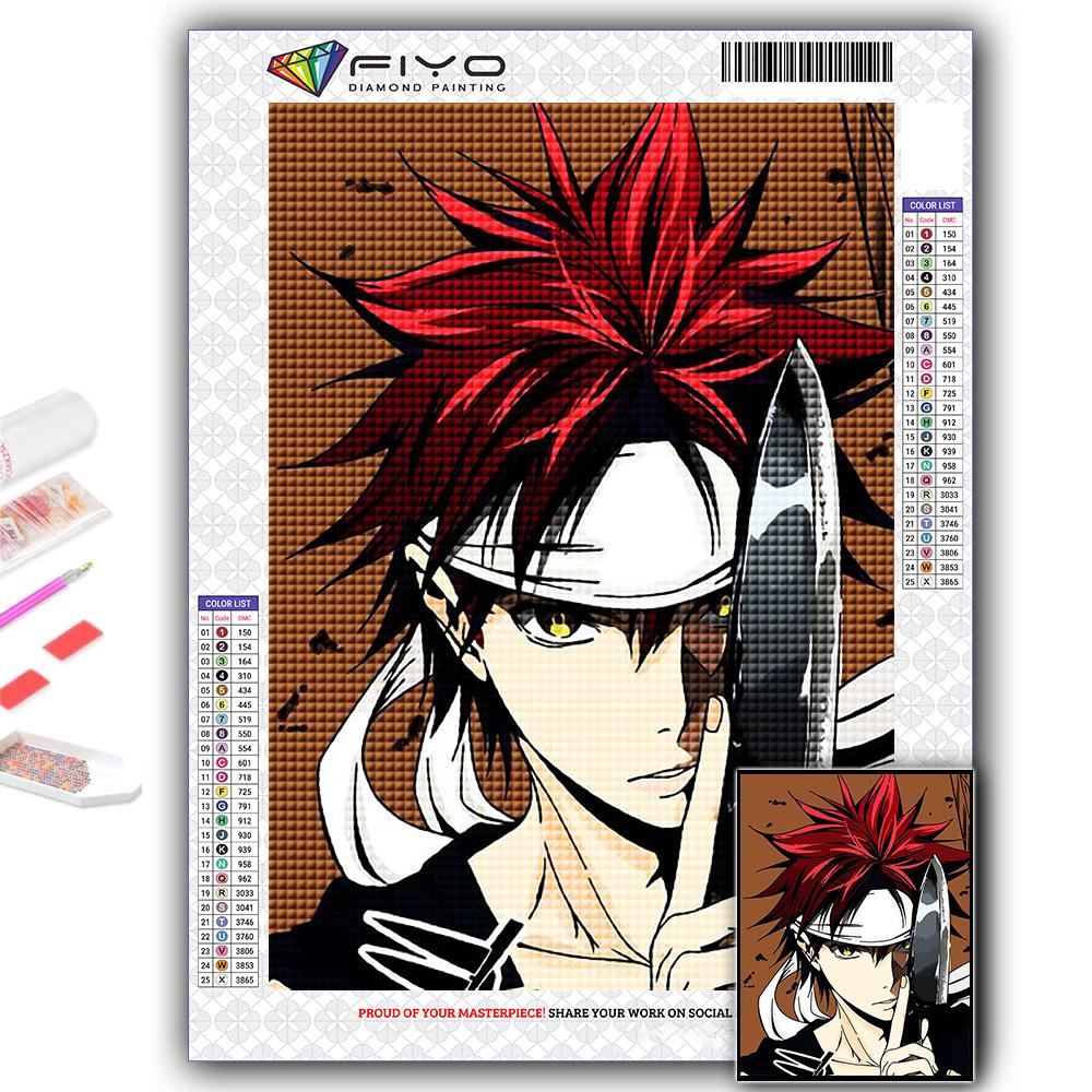 5D DIY Алмазная картина вышивка крестом аниме Shokugeki no Soma Алмазная вышивка мозаика настенное искусство украшение дома