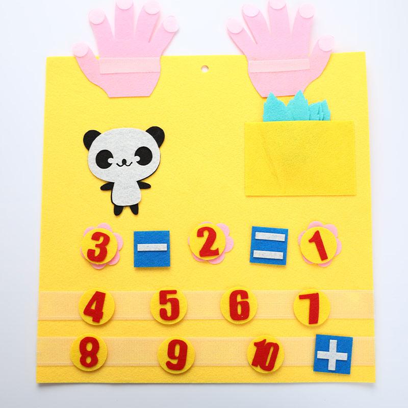 1 шт интеллектуальный войлок детские обучающие игрушки для обучения математике