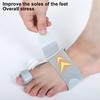Корректор косточки большого пальца стопы для женщин и мужчин, регулируемая шина для косточки большого пальца стопы с нескользящим ремешком, разделитель большого пальца ноги, шины для снятия боли, выпрямитель молоточкового пальца ноги