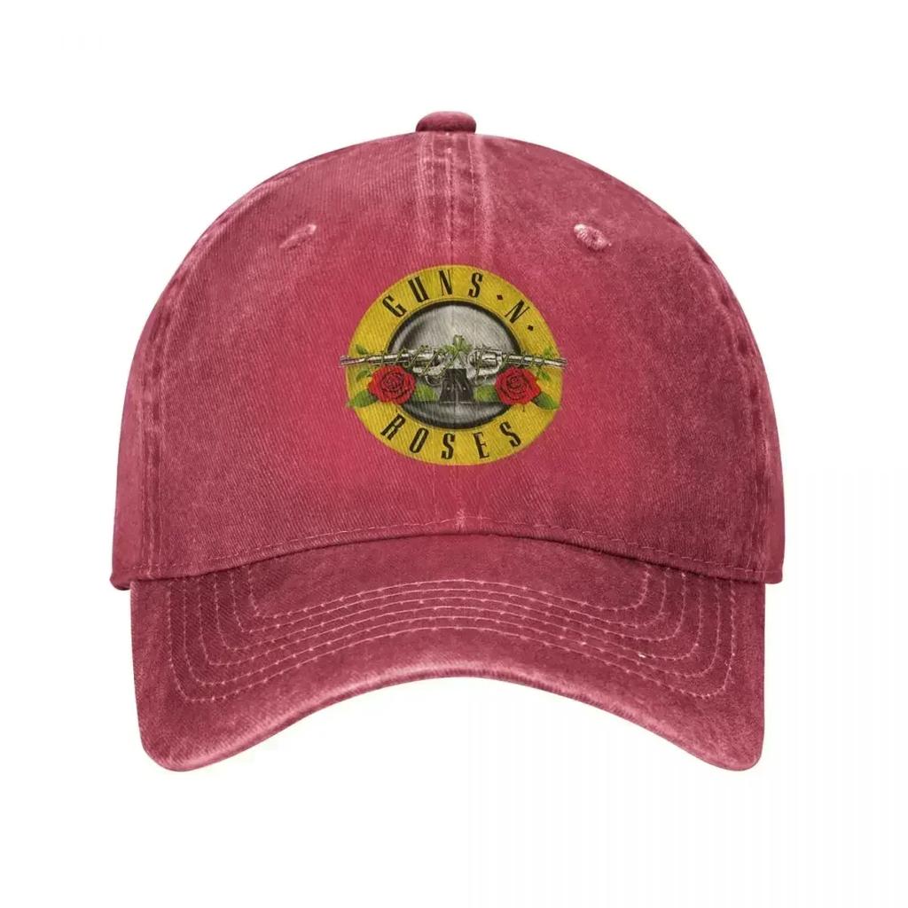 Guns N Roses Unisex Baseball Caps Distressed Washed Hats Cap Retro Outdoor All Seasons Travel Snapback Cap