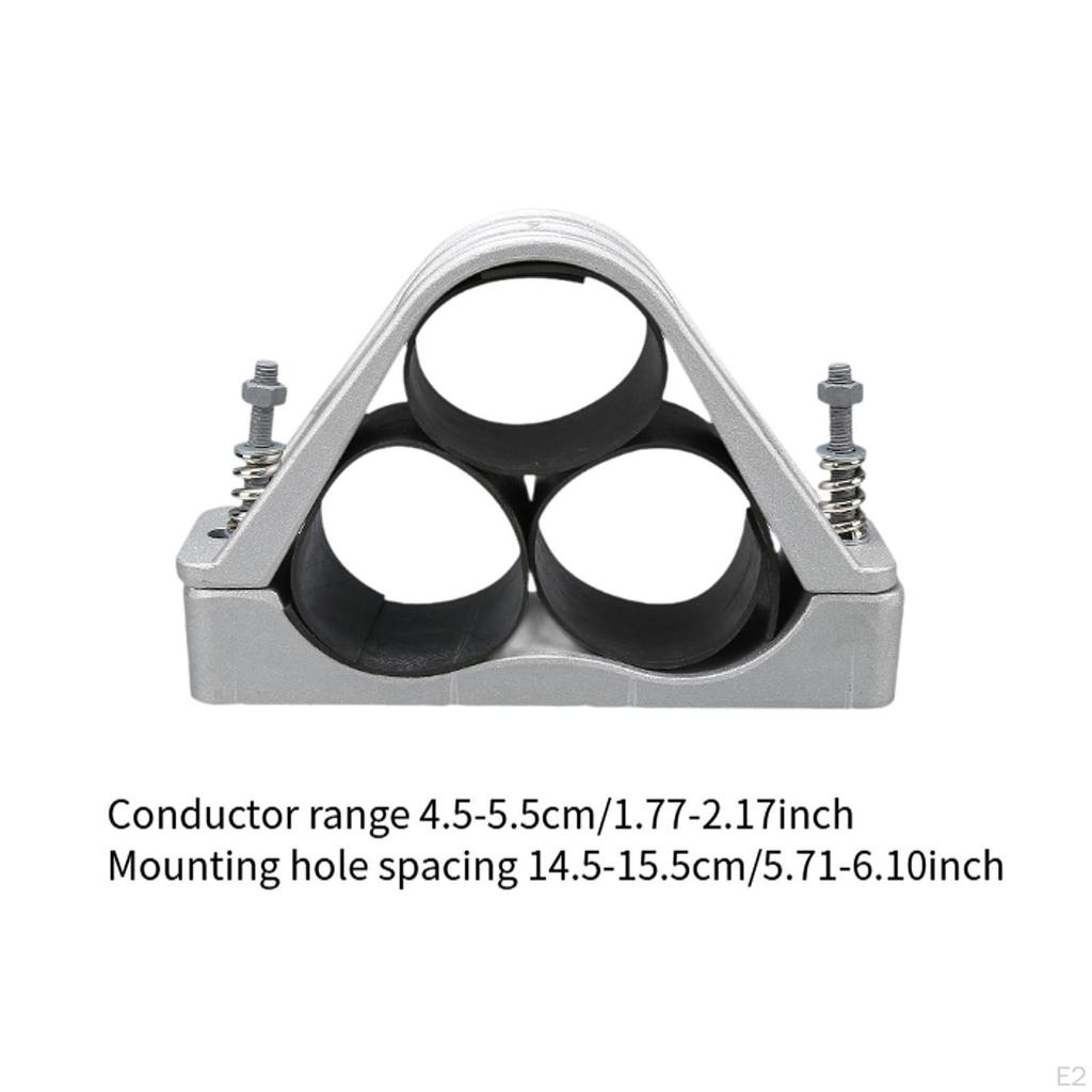 Aluminum Alloy Cable Clip, Clip Mounting Bracket, Rust Protection for Management,