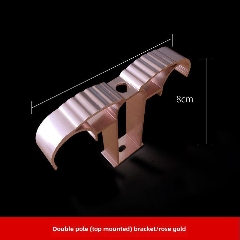 Комплект кронштейнов для римского карниза - основание из алюминиевого сплава, три цвета