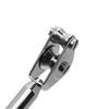 Replacement  Stainless Steel Roller Rod Tip Guide Double Roll Line Tip Top Ring Fishing Pole Rod