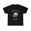 230 Gsm 100% Cotton Memento Mori Skull Masonic Heavy Cotton Tee