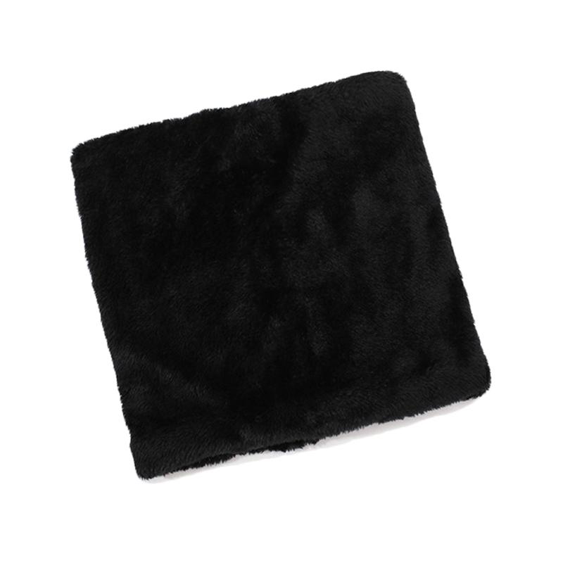 Зимняя теплая шерстяная шапка с защитой шеи, набор из двух предметов, мужская, для занятий спортом на открытом воздухе, ветрозащитная плюшевая шапка, толстая вязаная шапка