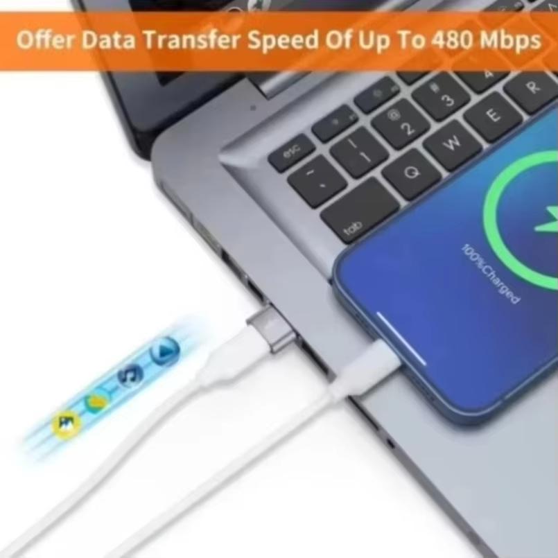 Адаптер USB C Female на USB B Male 2 шт. USB на Type C OTG Адаптер ype-c Female Конвертер для Samsung S24 USBC OTG Разъем