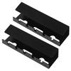2Pcs Under Desk Cable Management Tray Self Adhesive Cable Storage Rack No Punching Wire Management Rack for Home Office