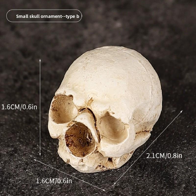 Череп на Хэллоуин, Мини-фигурка из смолы, Для праздничного декора и рекламных подарков