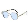 Women's high-end new sunglasses, men's driving-specific anti-UV oval frame, slimming and trendy for large faces