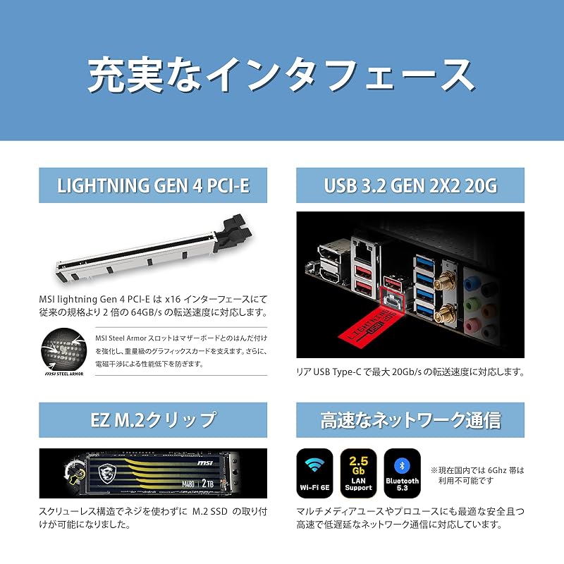 Материнская плата MSI B650 GAMING PLUS WIFI AMD Ryzen 7000/9000 Оснащена серийно совместимой памятью B650 ATX Max DDR5-7200 (ОС) совместимый MB6266