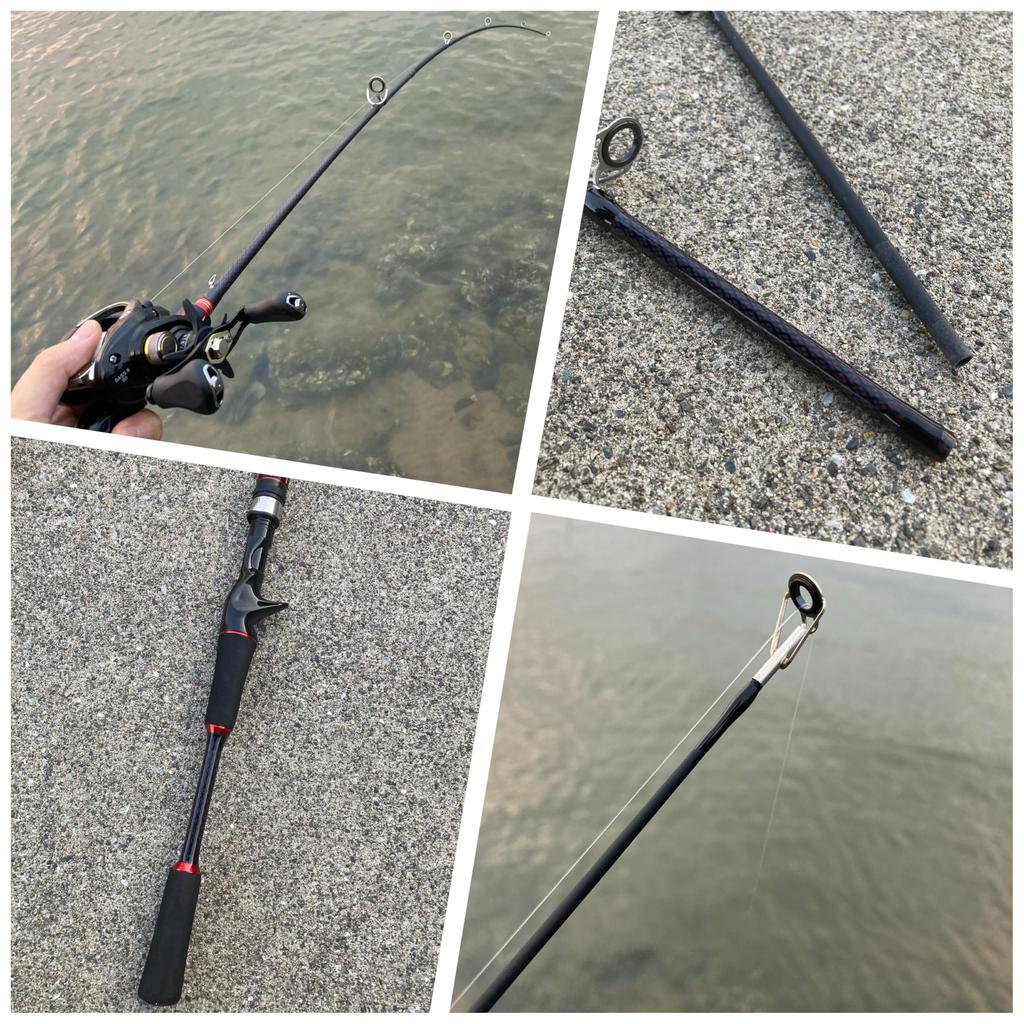 VILTAGE Baitcasting Lure Rod / Approx. 180cm (6ft) / 2-Piece Rod / For Black Bass, Shore Jigging, Sea Bass, and Chinning / Medium / Multi-Purpose Rod