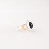 Black Tourmaline Gemstone 925 Sterling Silver Jewelry October Birthstone Ring RR-61-31