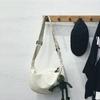 Женская Сумка Через Плечо Холщовая Большая Вместимость Портативная Однотонная Женская На Одно Плечо Сумка-Мессенджер Для Покупок
