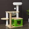 Многоуровневое кошачье дерево JINGRUIXIANG и вилла-космическая капсула
