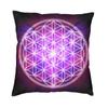 Sacred Geometry Flower Of Life Throw Pillow Case 45*45cm for Living Room Sofa Geometric Mandala Cushion Cover Velvet Pillowcase