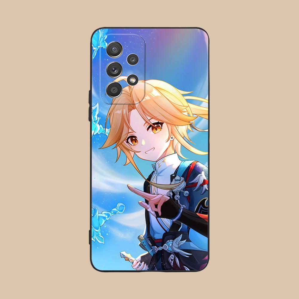 HSR Yanqing Матовый ТПУ Чехол для Мобильного Телефона для Samsung Galaxy M55 54 42 35 34 33 32 23 22 15 14 13 12 F55 5G Цветной Чехол