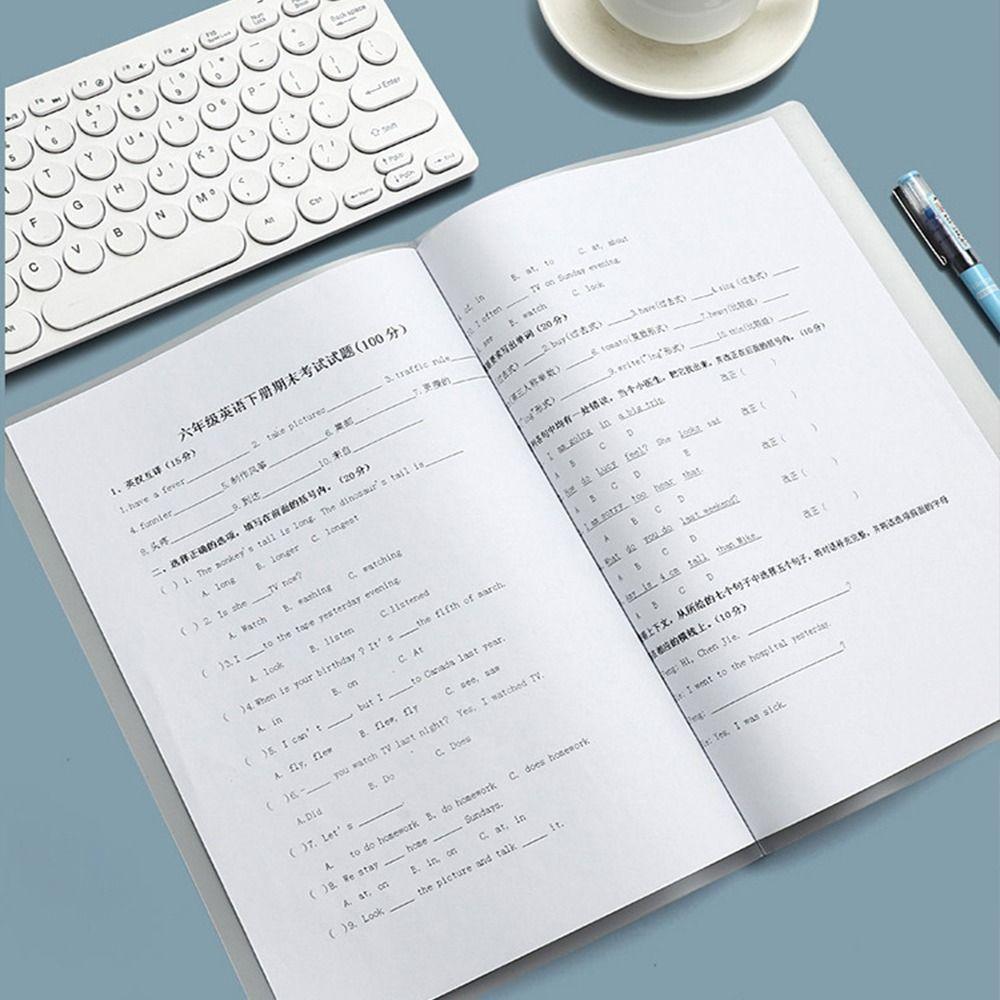 10pcs/set File Clip Holder Macaron Paper Folder Note Organizer Document Folder  School