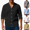 Новые рубашки для мужчин Повседневные рубашки Легкие рубашки Хенли с длинным рукавом Пляжные рубашки Гавайские футболки для мужчин Уличная одежда