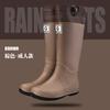 Japanese Rain Boots Parent-child Water Boots Men's and Women's Rain Shoes Non-slip Water Boots High Water Shoes Hiking Rubber Shoes