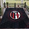 Soft Floor Carpet Bologna FC Pattern Area Rug Decorative Mat For Home Room Decoration