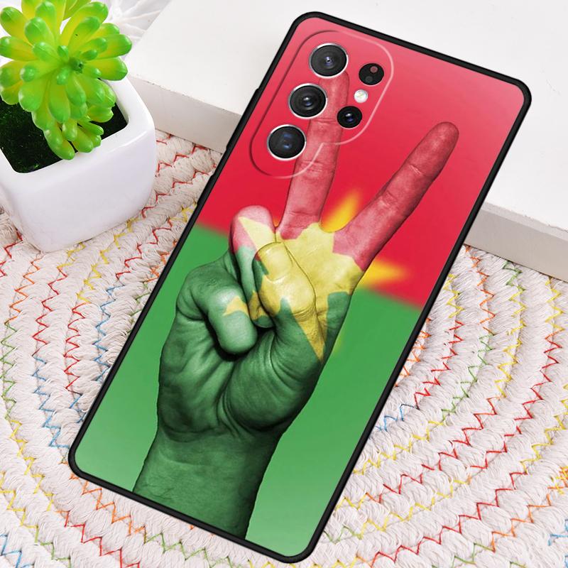 Мягкий чехол для телефона с флагом Буркина-Фасо для Samsung Galaxy note 10 pro S26 Ultra S23 S24 FE S25 S21 S22 PLUS ударопрочный чехол