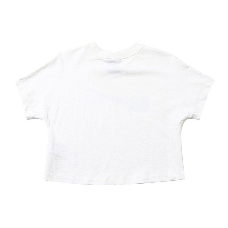 Nike Sportswear Swoosh Logo Casual Crop Top Women Tops White CJ3765-100