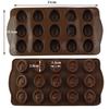 1Pcs Silicone Chocolate Mold Love Shell Star Lollipop Leaves Small Dinosaur Elliptical Robot Silicone Cake Mold Baking Equipment