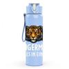 1PC Tiger Animal Group Art 750ml Color Plastic Sports Water Bottle Leakproof Flip Straw Lid Suitable for Sports Office Home Use