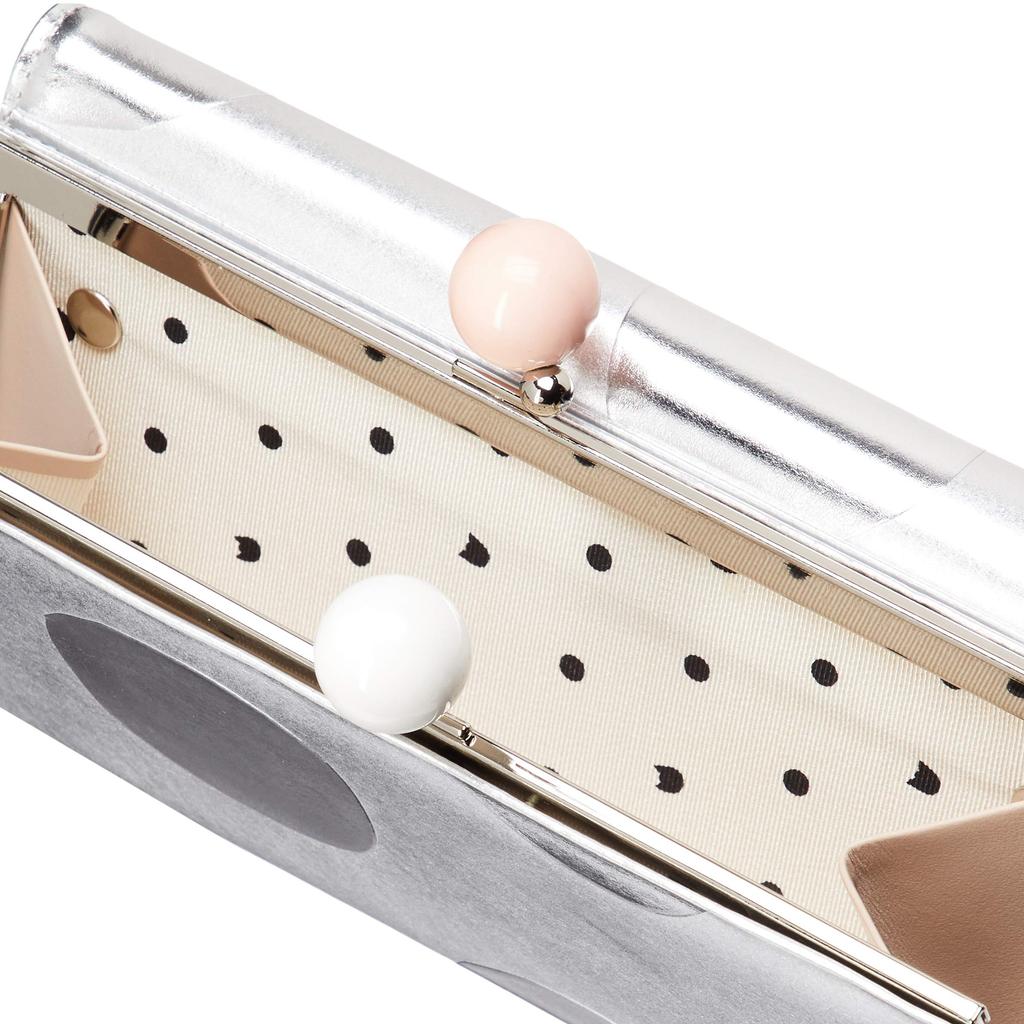 Длинный кошелек с застежкой Zoom Dot Silver [Tsumori Chisato] женский