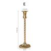 Retro Gold Spiral Candlestick Holders Candlestick Stand Home Decoration Candlelight Dinner Table Romantic Wedding Ornaments