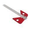 Aluminum Alloy Center Finder Tool Detachable Ruler Center Scribe  Woodworking Layout and Marking