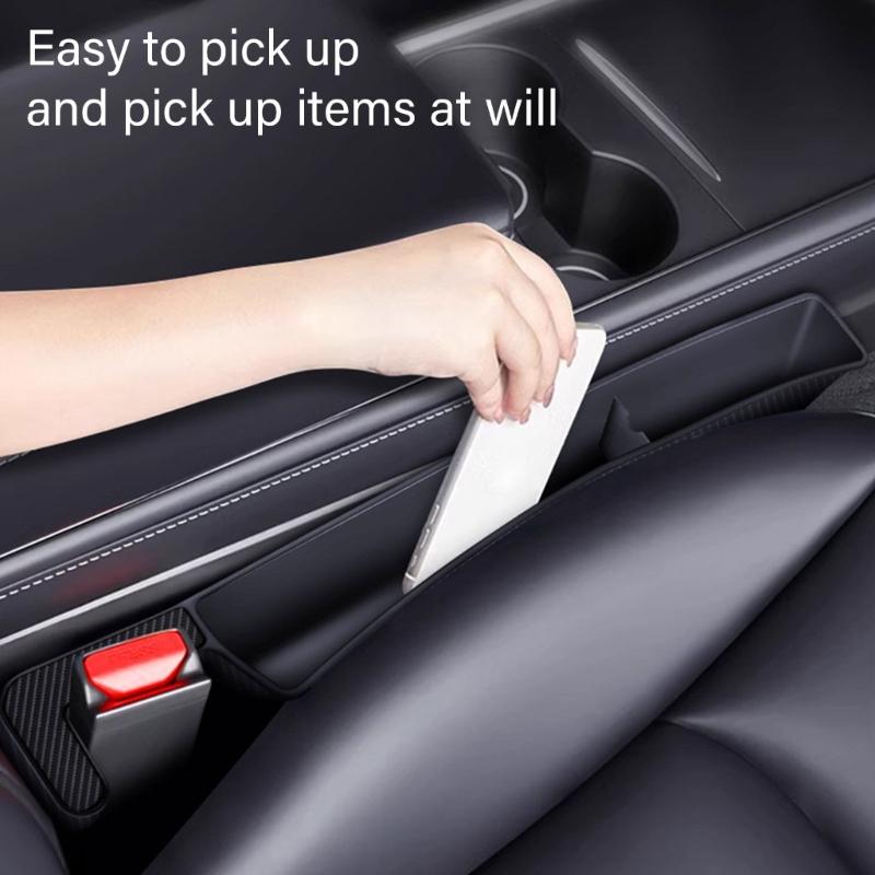 Convenient Car Seats Side Storage Box Vehicle Storage Solution Auto Consoles Side Box Upgades for a Clutter Frees Ride