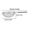 Premium Fine Mesh Strainer for Your Festive Kitchen - Versatile 6.3 Inch Stainless Steel Sieve for Fruits,Broths,and Baking Prep