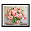 DIY 5D Full Embroidery Diamond Painting "Peony Flower" Round Rhinestone Stitch Needlework Home Decor