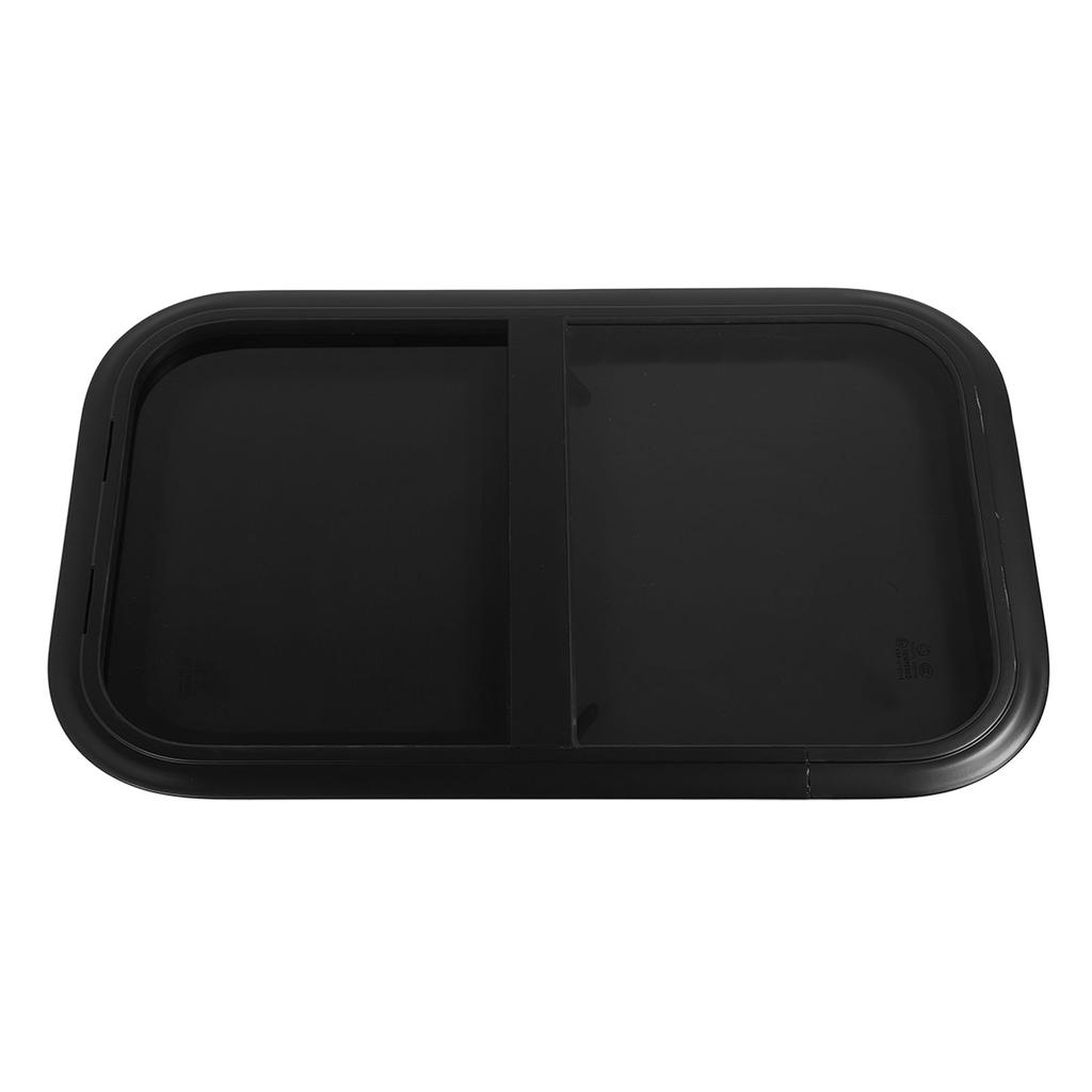 Раздвижное окно для автодома 700 X 450 мм Черный алюминиевый сплав Вертикальное стекло с подвижной сеткой от насекомых Для прицепа Для