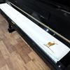 Thick Suede Piano Cover for 88 Keys, Dustproof Cover (White)