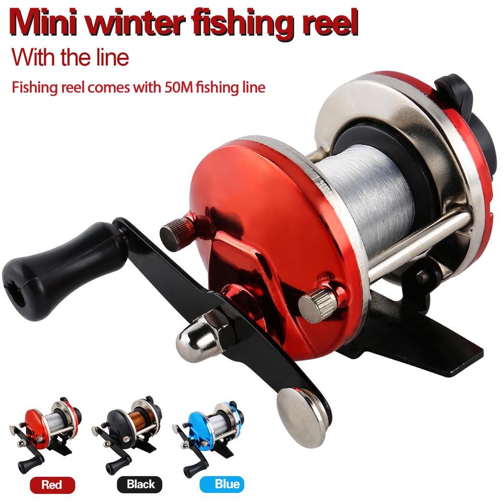 Комбинированные удочки для зимней рыбалки, мини-катушка для зимней рыбалки, насадка для зимней рыбалки, приманка для зимней рыбалки, набор удочек для зимней рыбалки