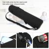 Multifunctional Black Canvas Yoga Mat Storage Bag Carrier Backpack with Adjustable Strap